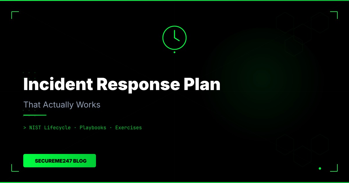 How to Build an Incident Response Plan That Actually Works